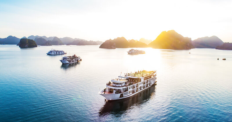 Trọn Gói 2N1Đ Trên Du Thuyền 5* Dynasty Cruise Hạ Long Sang Trọng, An Toàn Với Giá Siêu Hấp Dẫn: 2.990.000/Người 